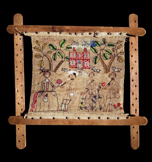 D2007-HL-. Needlework Picture
