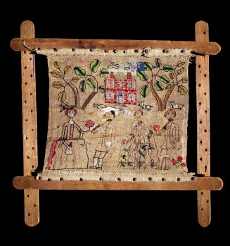 D2007-HL-. Needlework Picture
