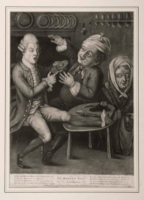 2009 Record shot by C. Lafiandra. Mezzotint: "The Modern Beau in Distress"