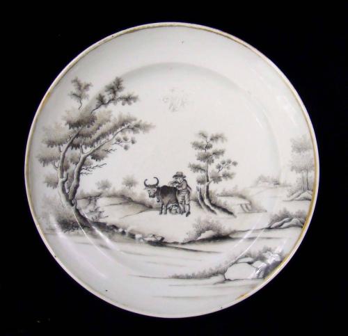 2009 Record shot by ARK. Plate, Quaker Farmer Pattern.