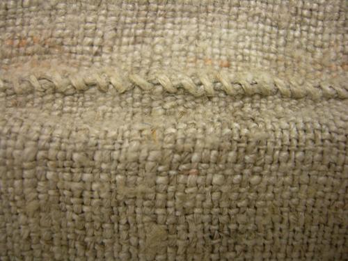 2009 Record shot by L. Baumgarten. Mattress tick, detail.