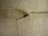 2009 Record shot by L. Baumgarten. Mattress tick, detail.