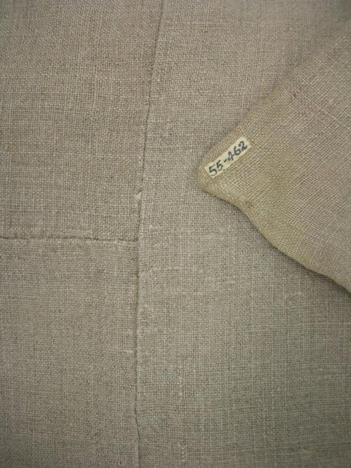 2009 Record shot by L. Baumgarten. Mattress tick, detail.