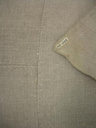 2009 Record shot by L. Baumgarten. Mattress tick, detail.