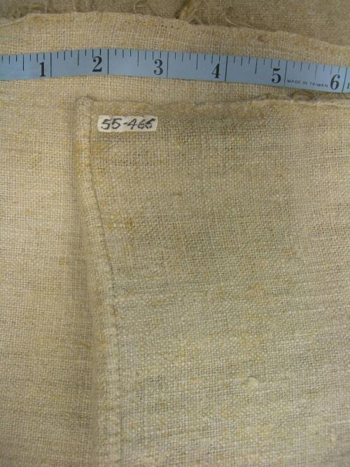 2009 Record shot by L. Baumgarten. Mattress tick, detail.