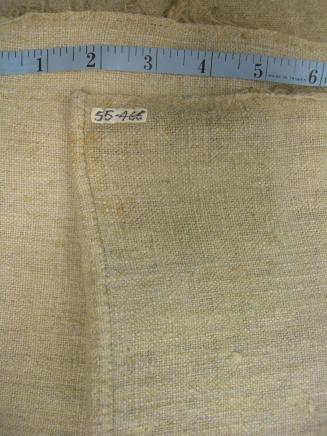 2009 Record shot by L. Baumgarten. Mattress tick, detail.