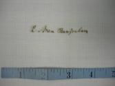2009 Record shot by L. Baumgarten. Pillowcase.