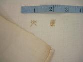 2009 Record shot by L. Baumgarten. Sheet, embroidery.