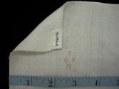 2009 Record shot by L. Baumgarten. Napkin, detail of mark.
