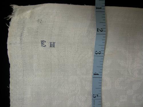 2009 Record shot by L. Baumgarten. Tablecloth, detail of embroidery