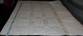 2009 Record shot by L. Baumgarten. Napkin, detail of pattern.