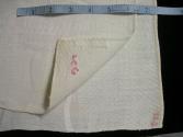 2009 Record shot by L. Baumgarten. Napkin, detail of embroidery.