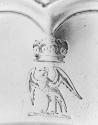 C70-623. Plate, detail of crest.