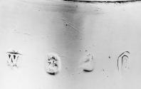 C70-603. Chocolate pot, marks.