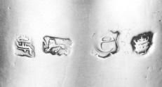 C70-863. Coffeepot, marks.