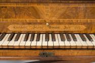 2009 Conservation photography. Spinet, keyboard detail.