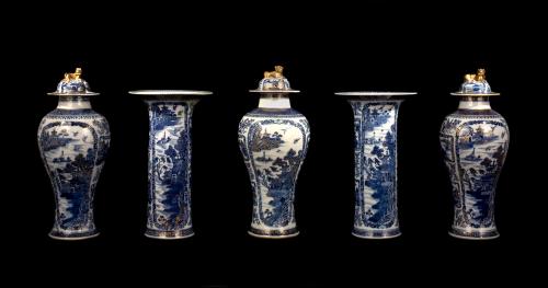 D2010-CMD-008. Garniture, black background.