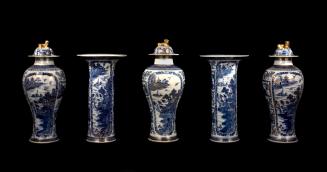 D2010-CMD-008. Garniture, black background.