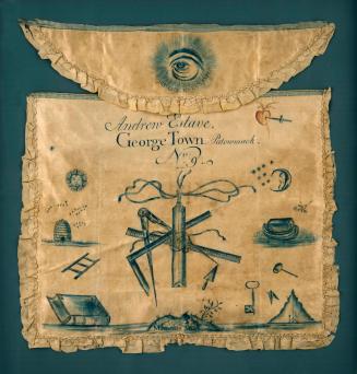 D2012-CMD. Masonic Apron