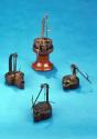 Betty Lamps and Betty Lamp Stand 1983-422 through 1983-430