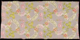 Silk Lampas Brocaded Clothing Textile 1991-530