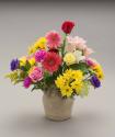 Flower Vase filled with flowers 2015.900.3