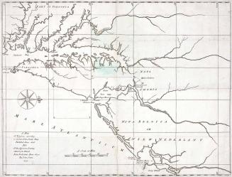 Map of Virginia according to Captain John Smith's Map Published Ano 1606 Also Of the Adjacent Country called by the Dutch Nieu Nederlant