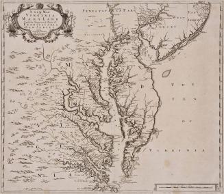 A New Map of Virginia Maryland And the Improved Parts of Pennsylvania & New Jersey
