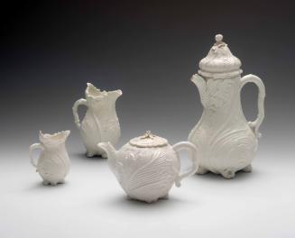 Cream jug 1962-91, Milk jug 1962-66, Teapot 1962-80, Coffeepot 1962-81