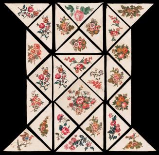 Printed Cotton Appliqued Documents 1974-557,1-26