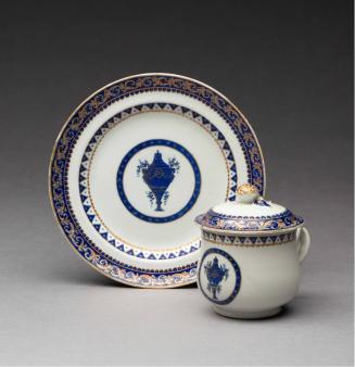 2020-13,1-2, Custard Cup & Plate