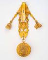 1952-601,A, Watch and Chatelaine with Seals and Key