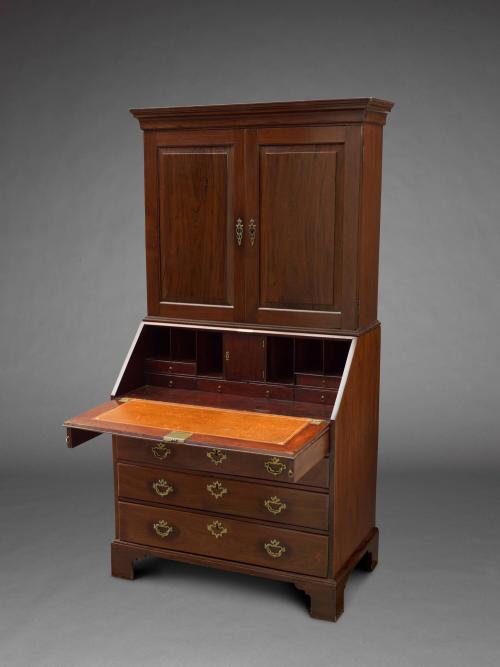 1951-489, Desk and Bookcase