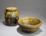 Storage Jar 2021.900.2 and Kitchen Bowl; Milk Pan 2021.900.3