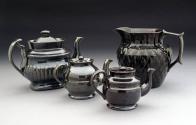 2022-53, Jug. Shown with Teapot 2022-54, Teapot 2022-55 and Teapot 2022-56