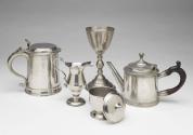 2022-183, Cream Jug; 2022-184, Teapot; 2022-193, Chalice; 2022-199, Tankard; 2022-208,a&b, Suga ...