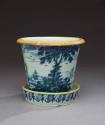 1956-417,a&b, Flower Pot and Stand