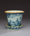 1956-417,a&b, Flower Pot and Stand