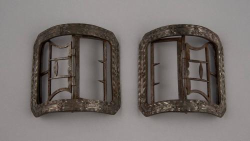 1957-16,1&2, Shoe Buckles
