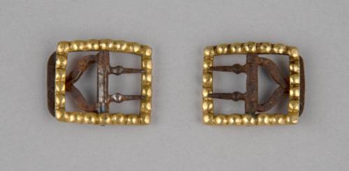 2018-131a&b, Garter Buckles