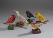 Cardinal 2024.701.1; Red-Winged Blackbird 2024.701.2; Summer Tanager 2024.701.3; Roadrunner 202 ...