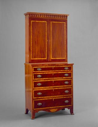 TC94-191, Secretary and bookcase 1987-550
